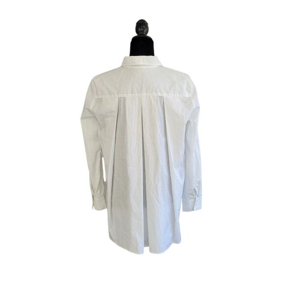 Cali-Dreaming 100% cotton crop button down top white Size L - Picture 3 of 5